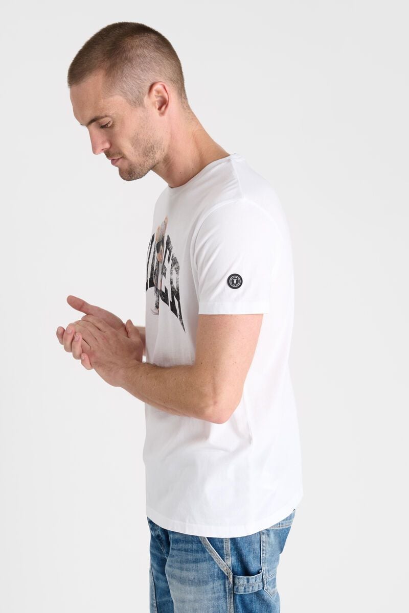 Le Temps Des Cerises T-shirt Danis Blanc Imprimé