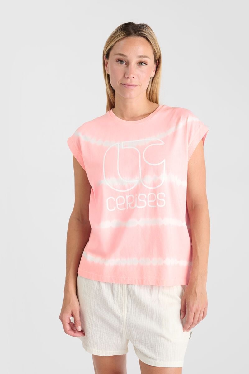 Le Temps Des Cerises T-shirt Dave Rose Tie And Dye