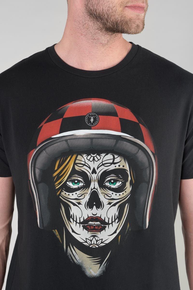 Le Temps Des Cerises T-shirt Diarov Noir Imprimé