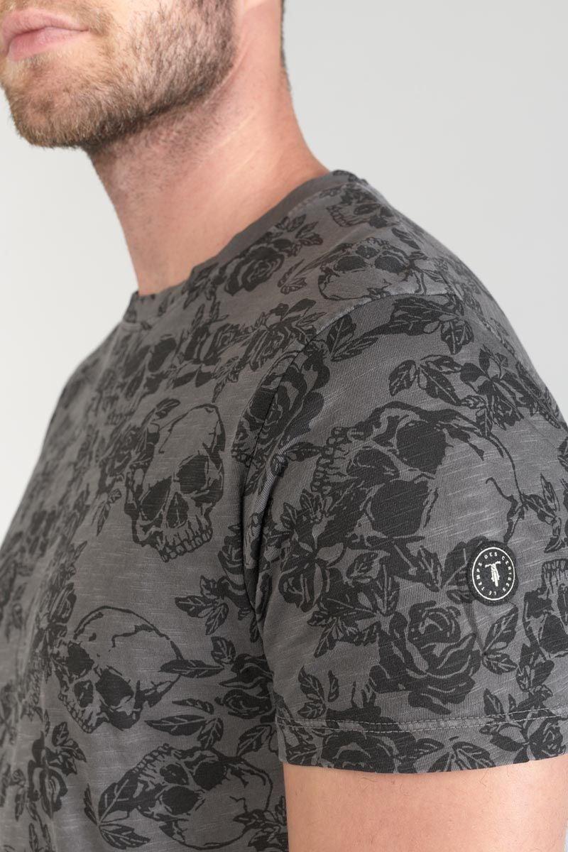 Le Temps Des Cerises T-shirt Facto Gris Et Noir