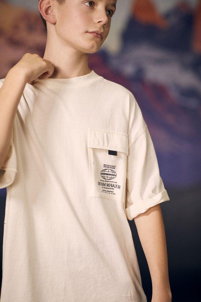 le temps des cerises T-shirt Finnbo crème