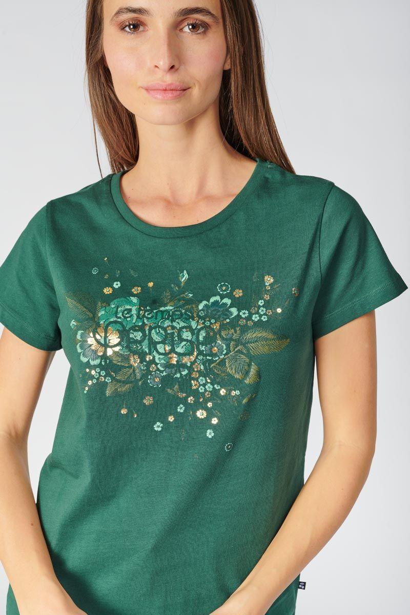 Le Temps Des Cerises T-shirt Frankie Vert Sapin
