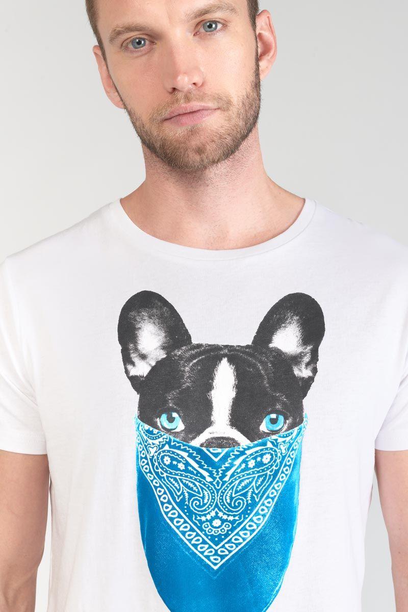 le temps des cerises T-shirt Gan blanc imprimé