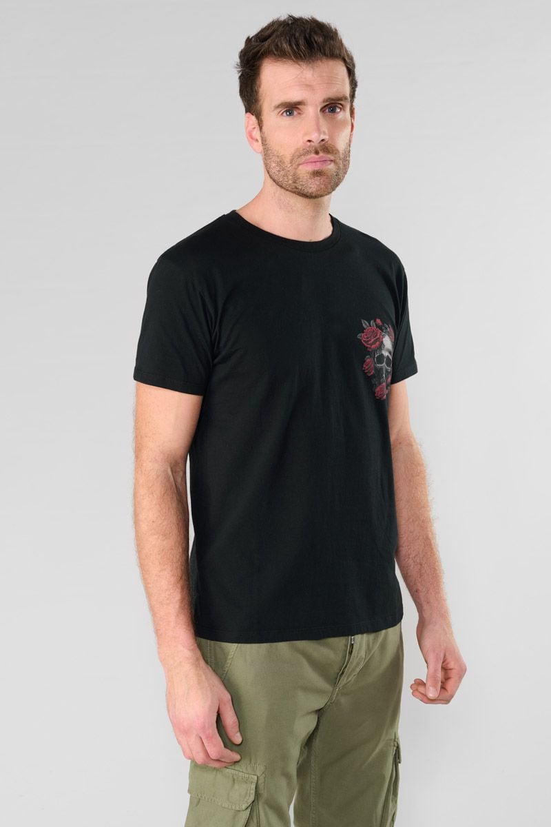 Le Temps Des Cerises T-shirt Gordon Noir Imprimé