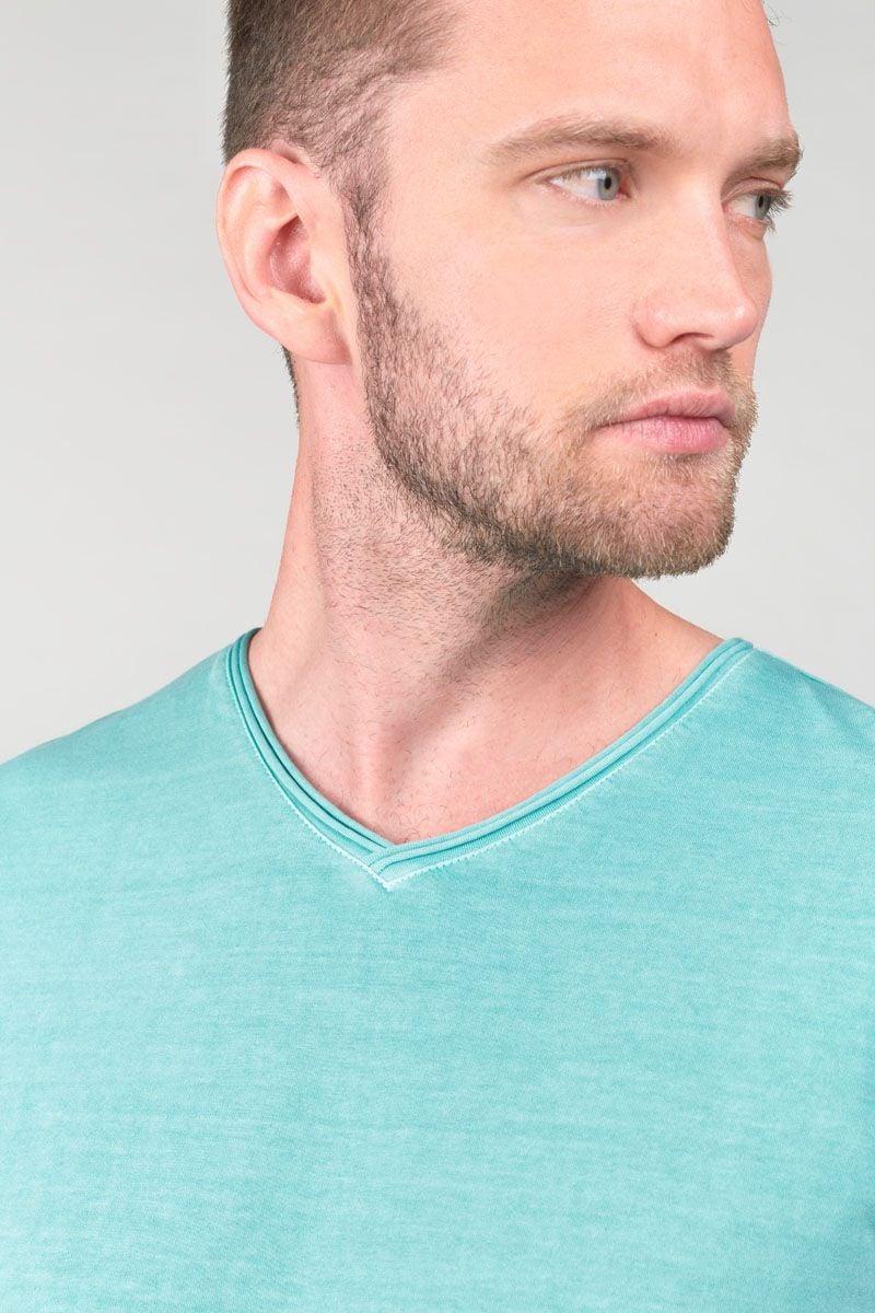 Le Temps Des Cerises T-shirt Gribs Bleu Turquoise