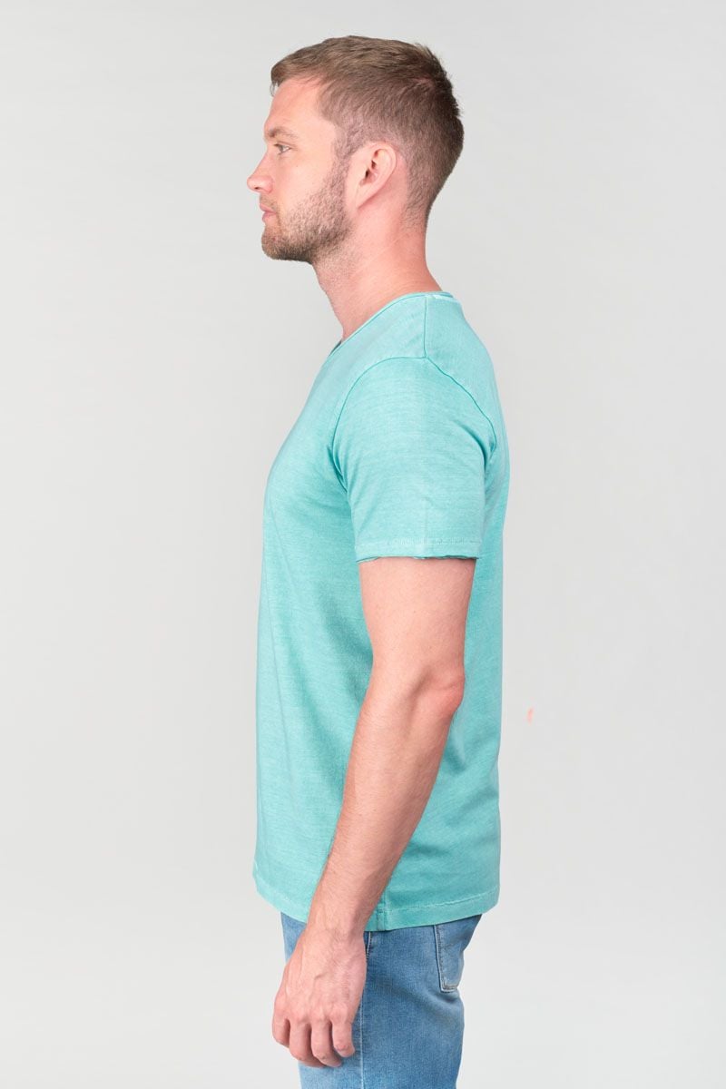 Le Temps Des Cerises T-shirt Gribs Bleu Turquoise