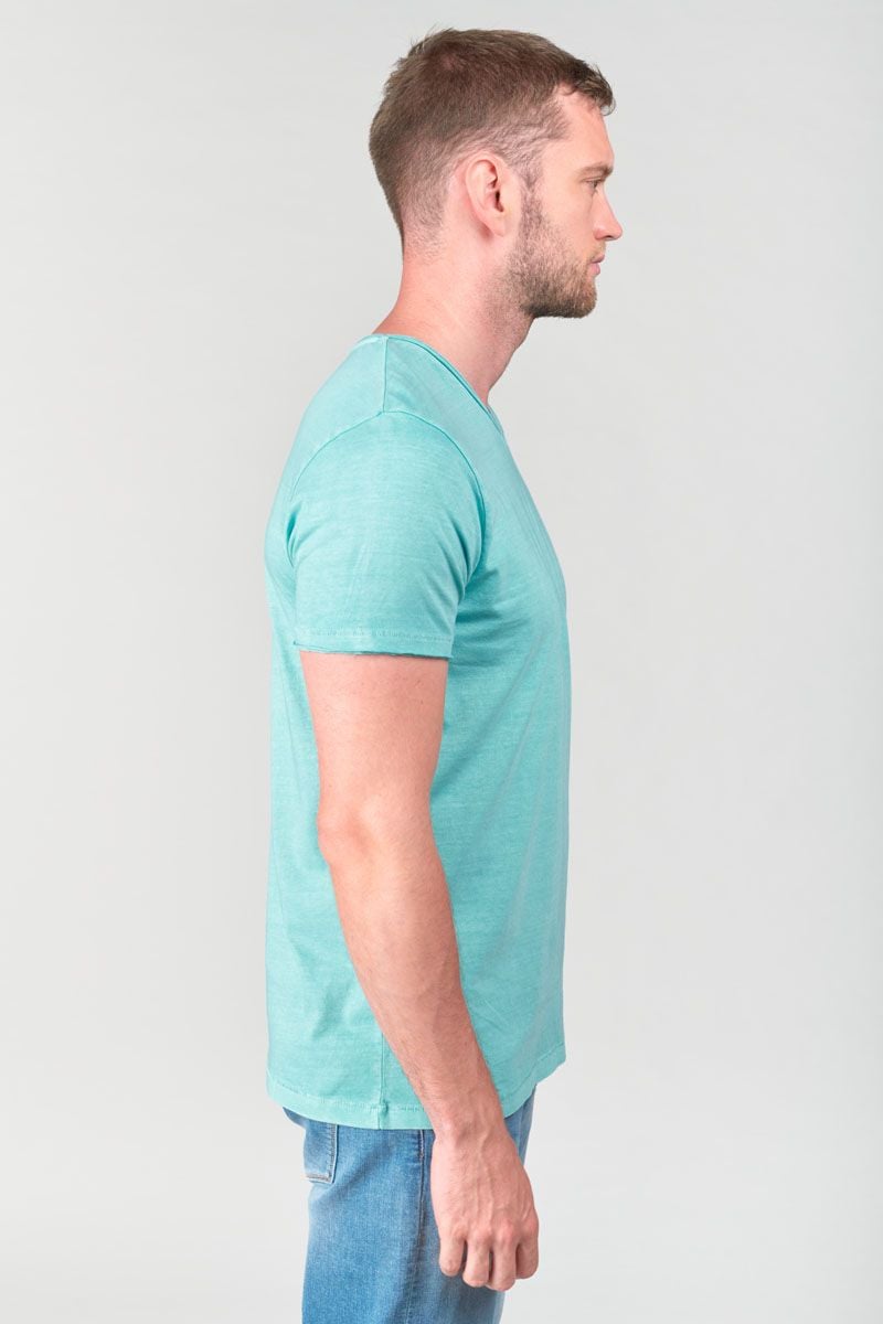 Le Temps Des Cerises T-shirt Gribs Bleu Turquoise