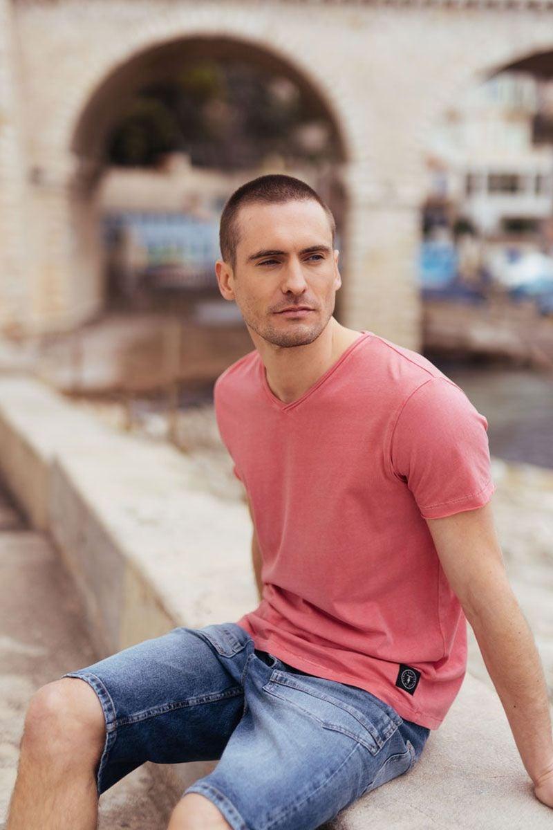 le temps des cerises T-shirt Gribs rose