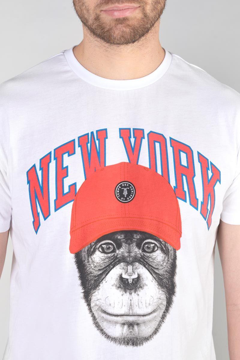 Le Temps Des Cerises T-shirt Hira Blanc Imprimé