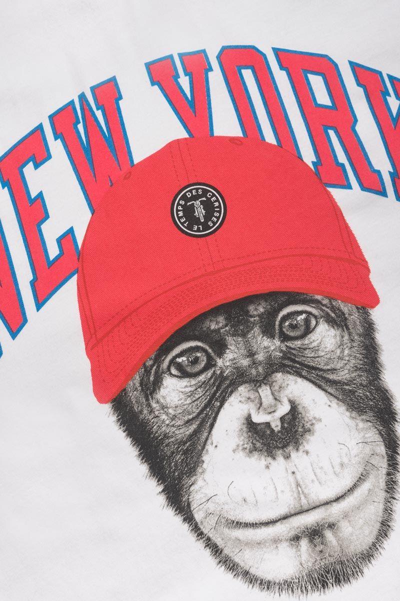 Le Temps Des Cerises T-shirt Hirabo Blanc Imprimé