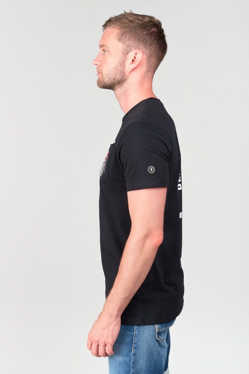 Le Temps Des Cerises T-shirt Holt Noir Imprimé