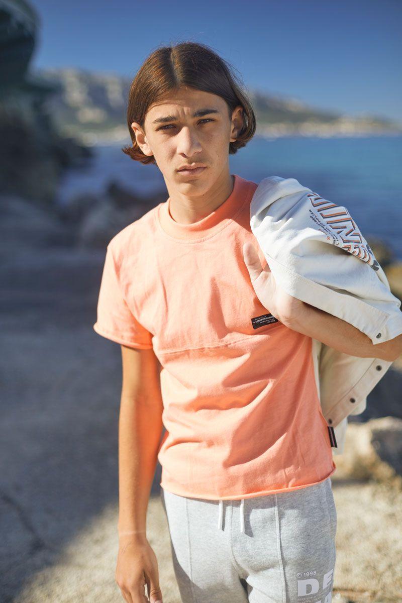 le temps des cerises T-shirt Ikkobo corail