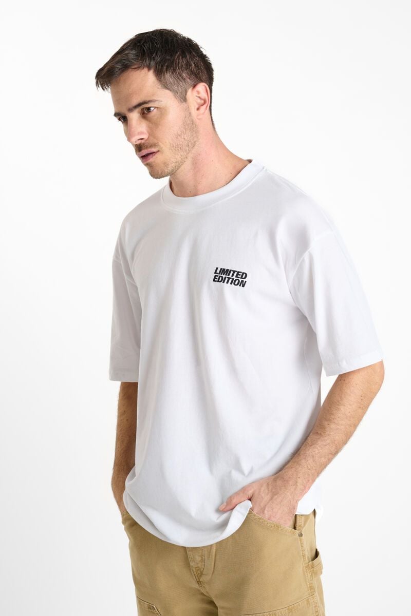 Le Temps Des Cerises T-shirt Jackbo Blanc Imprimé