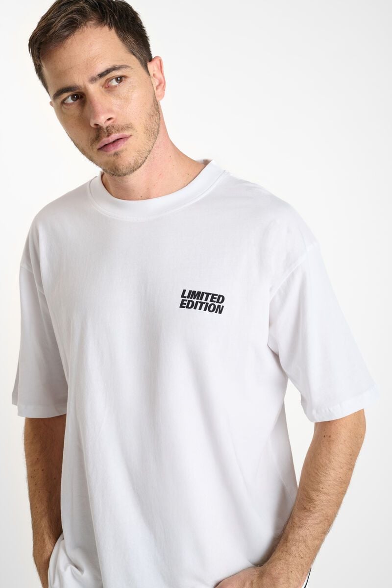 Le Temps Des Cerises T-shirt Jackbo Blanc Imprimé