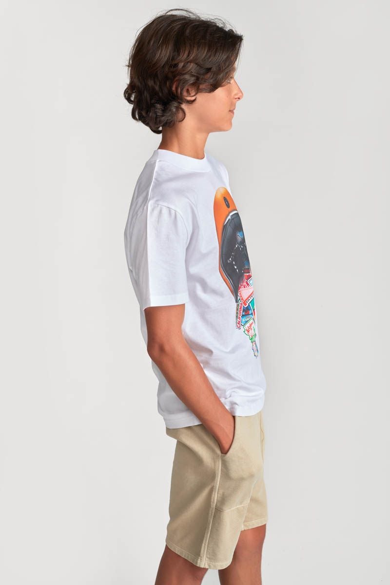 Le Temps Des Cerises T-shirt Jakebo Blanc Imprimé