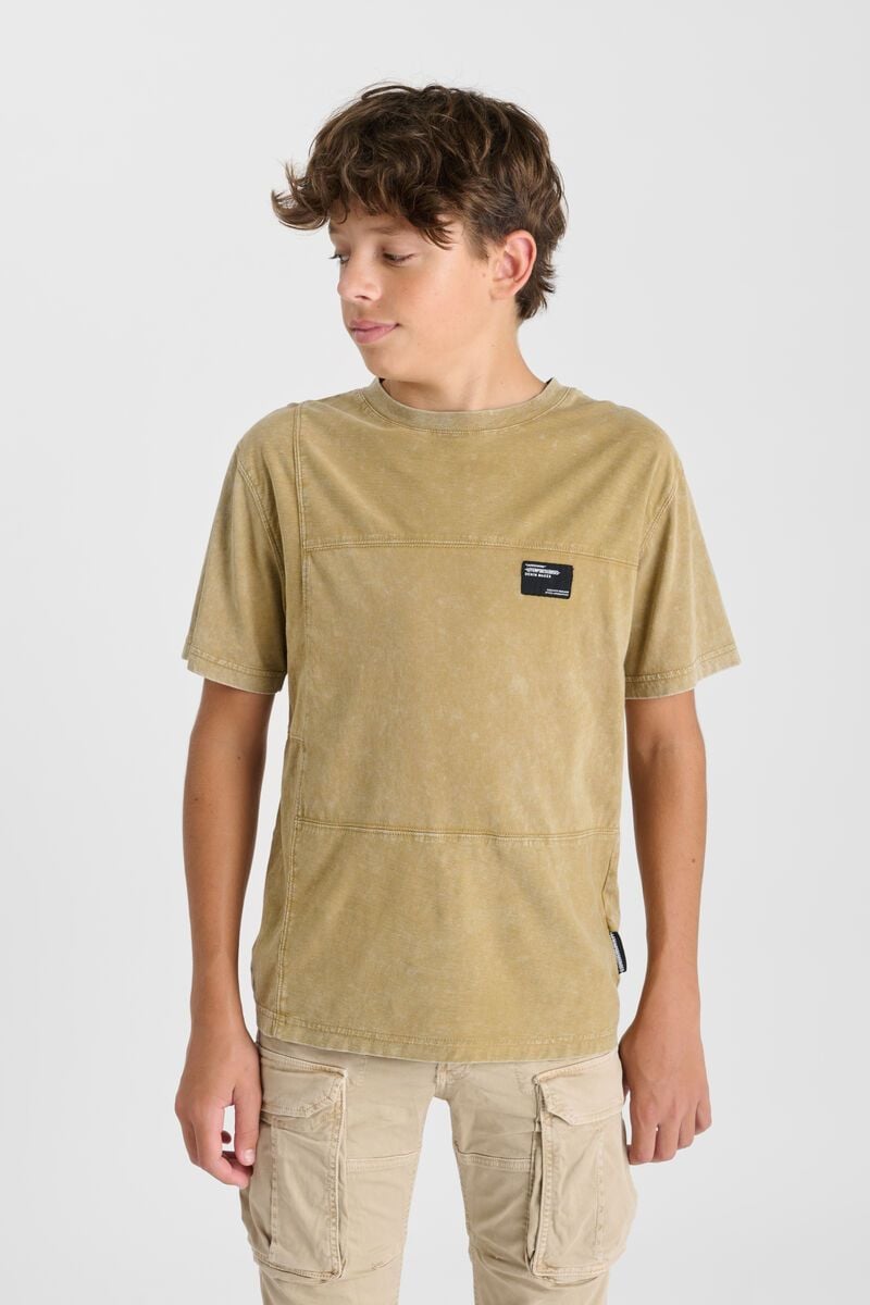 le temps des cerises T-shirt Joshbo beige foncé