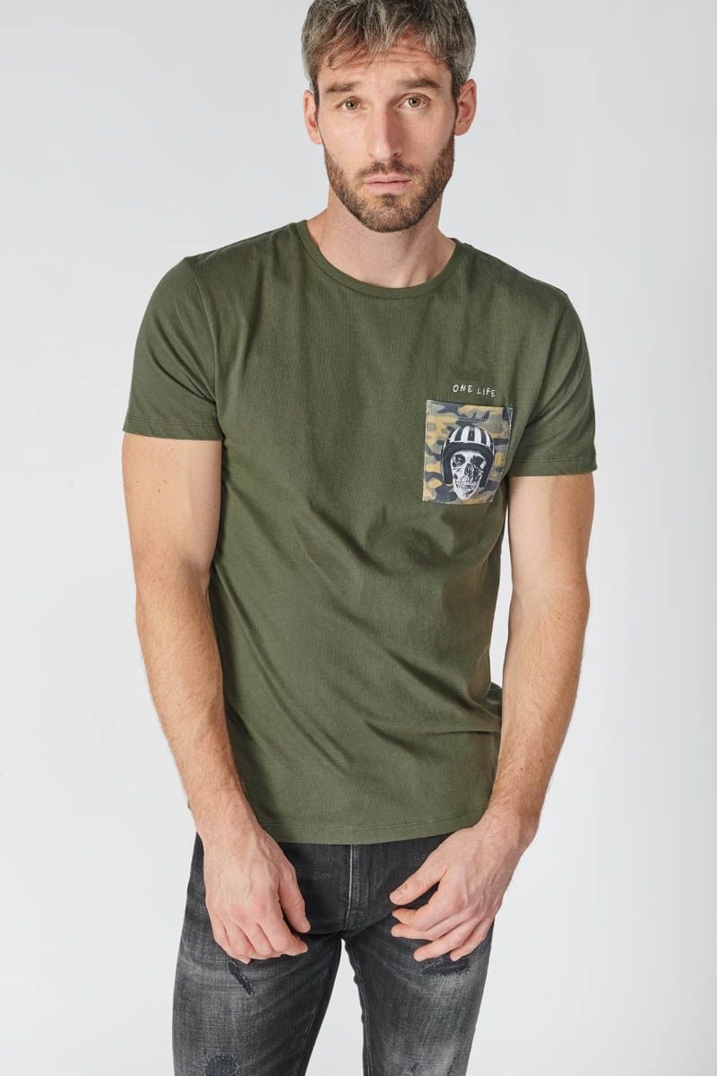 Le Temps Des Cerises T-shirt Kaiser Vert Kaki