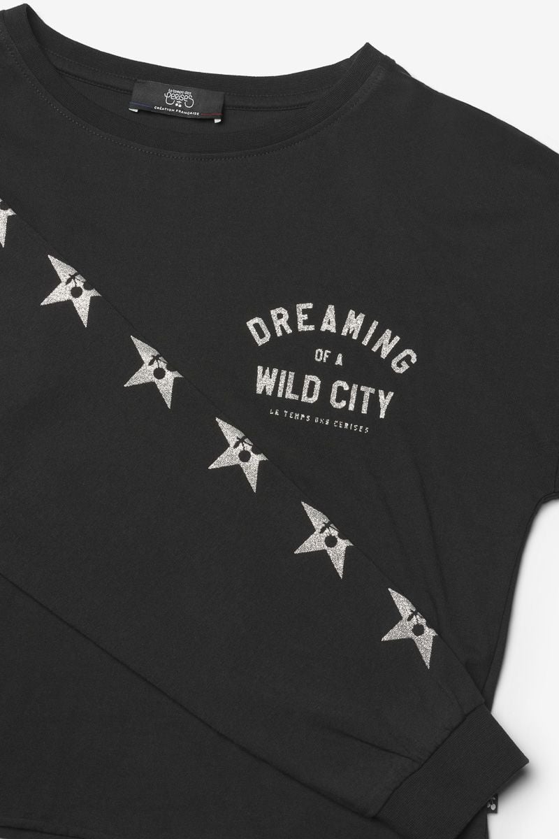 Le Temps Des Cerises T-shirt Kaliegi Noir