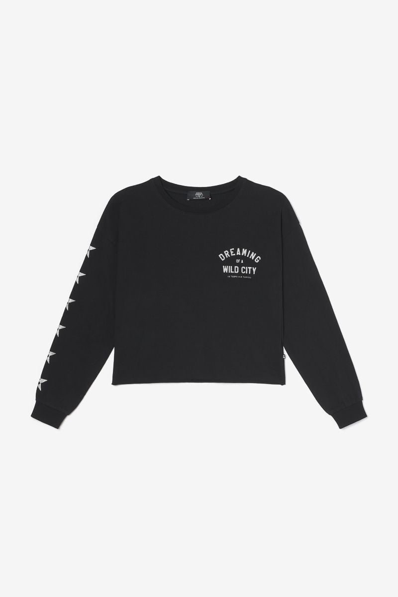 le temps des cerises T-shirt Kaliegi noir