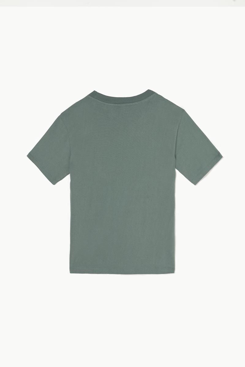 Le Temps Des Cerises T-shirt Kariabo Vert Imprimé