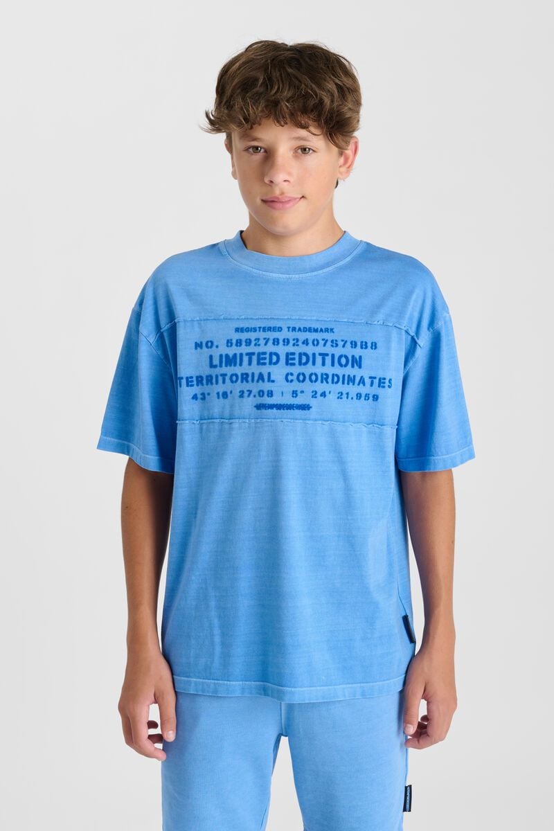 le temps des cerises T-shirt Kolobo bleu