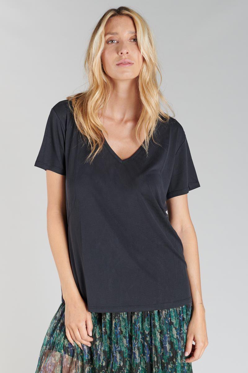 le temps des cerises T-shirt Lola noir