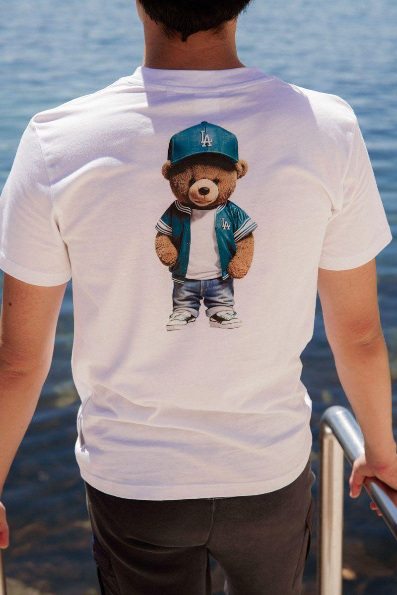 le temps des cerises T-shirt Lombo blanc imprimé