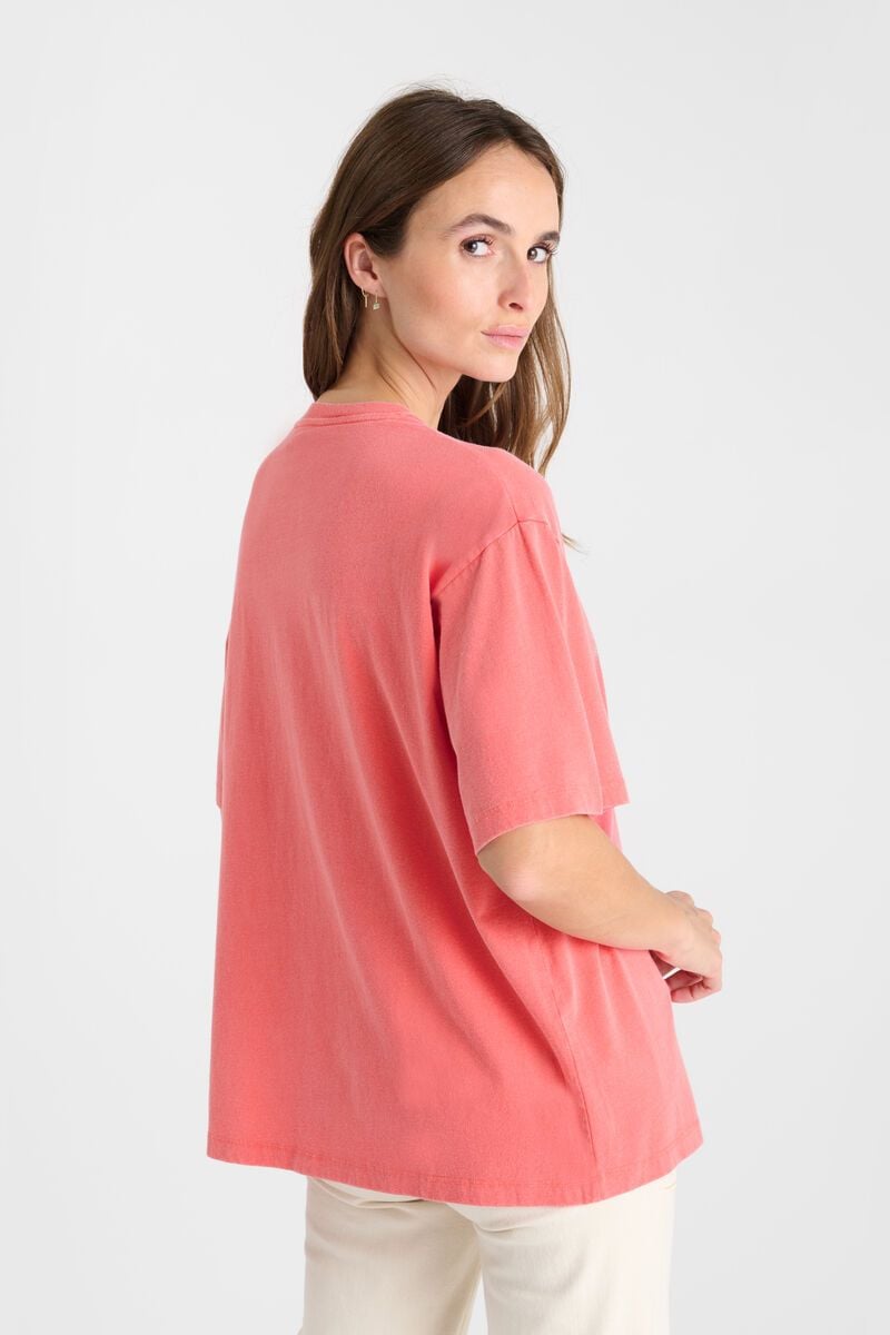 Le Temps Des Cerises T-shirt Lynette Rose Imprimé