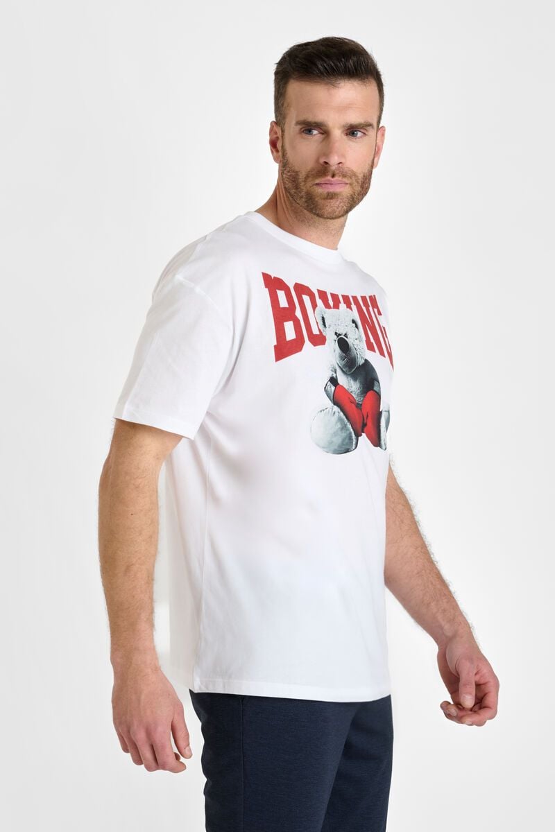 Le Temps Des Cerises T-shirt Minke Blanc Imprimé