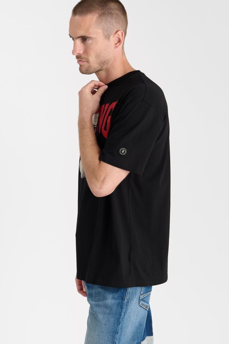 Le Temps Des Cerises T-shirt Minke Noir Imprimé