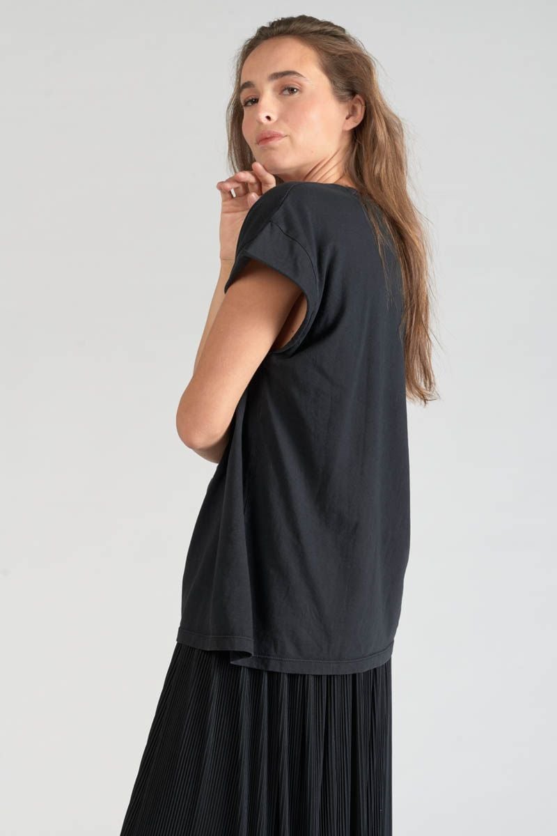 Le Temps Des Cerises T-shirt Miya Noir Imprimé
