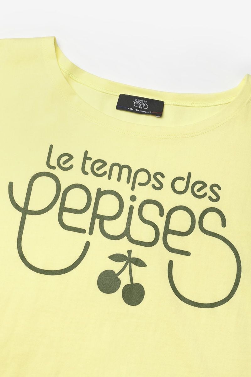 Le Temps Des Cerises T-shirt Musgi Vert Fluo