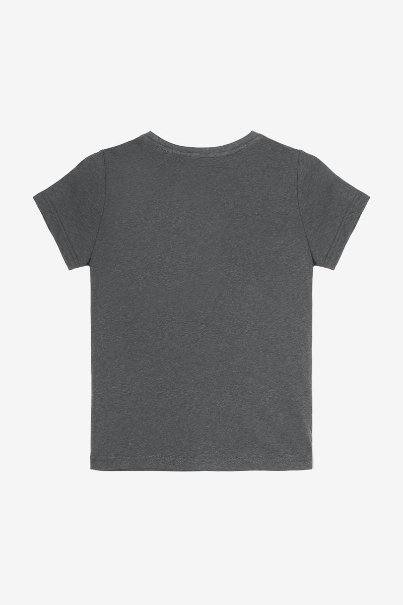 Le Temps Des Cerises T-shirt Nastiagi Gris Imprimé