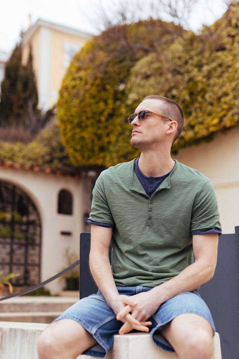 le temps des cerises T-shirt Neo vert