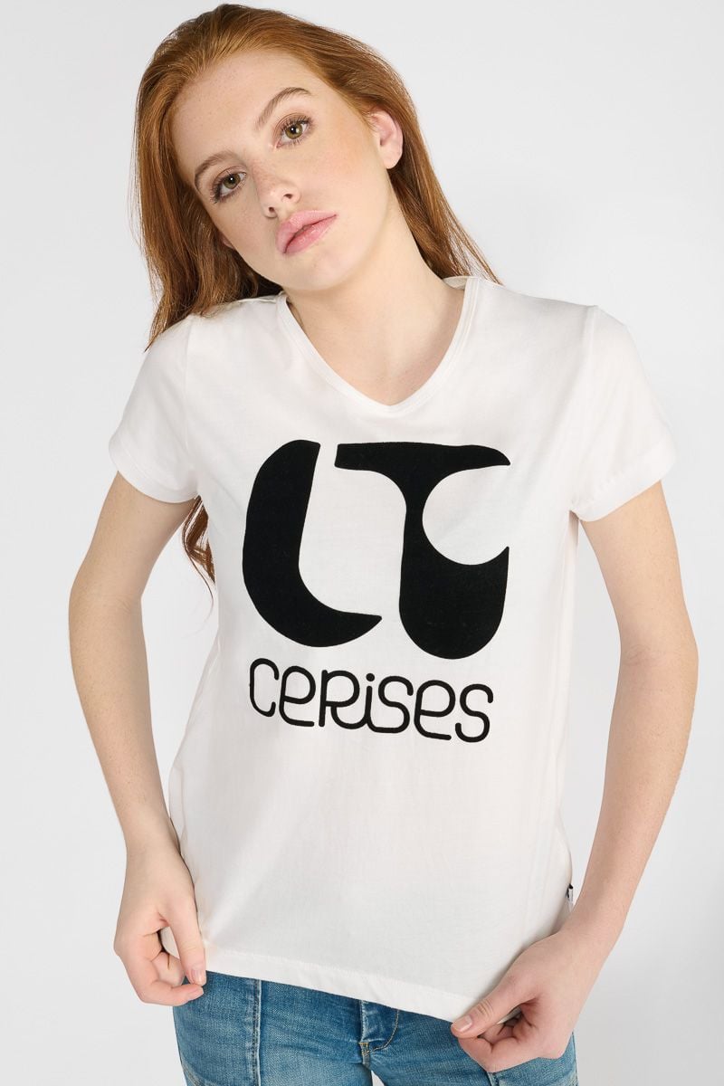 Le Temps Des Cerises T-shirt Nitagi Blanc