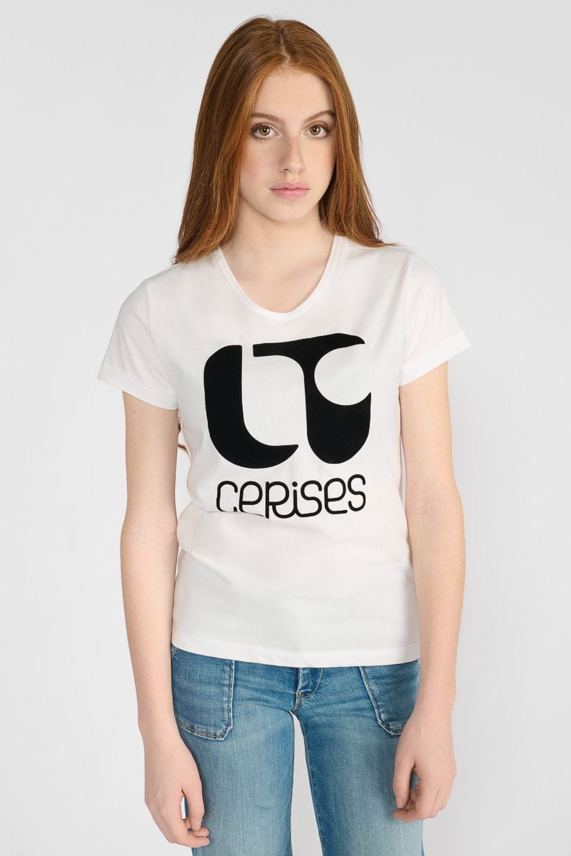le temps des cerises T-shirt Nitagi blanc