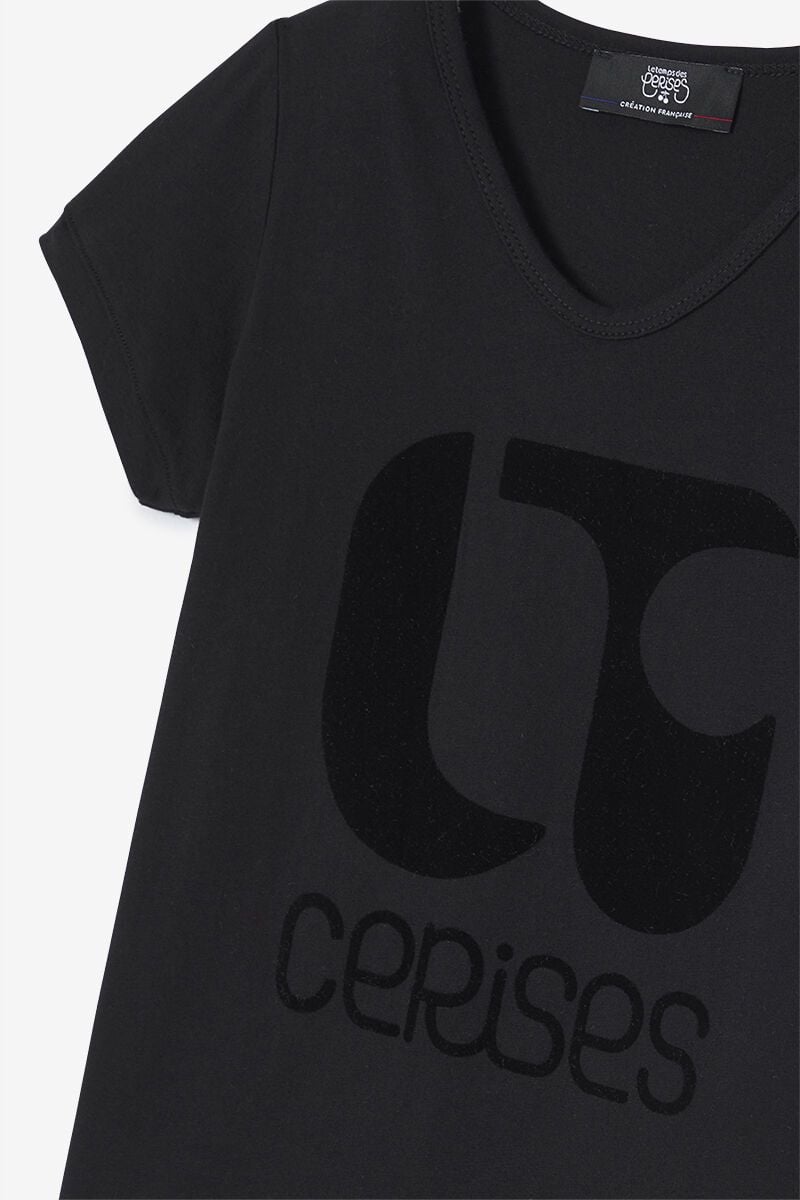 Le Temps Des Cerises T-shirt Nitagi Noir