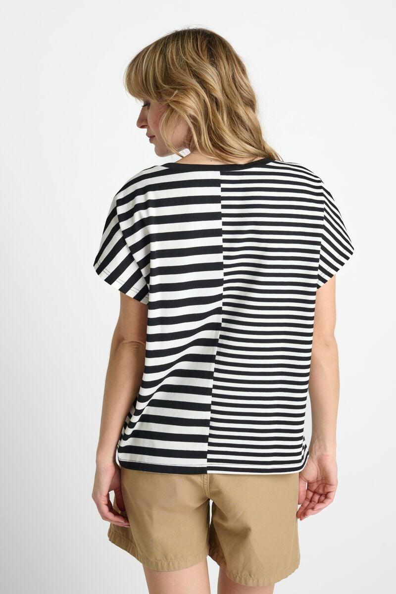 Le Temps Des Cerises T-shirt Omir à Rayures Noires