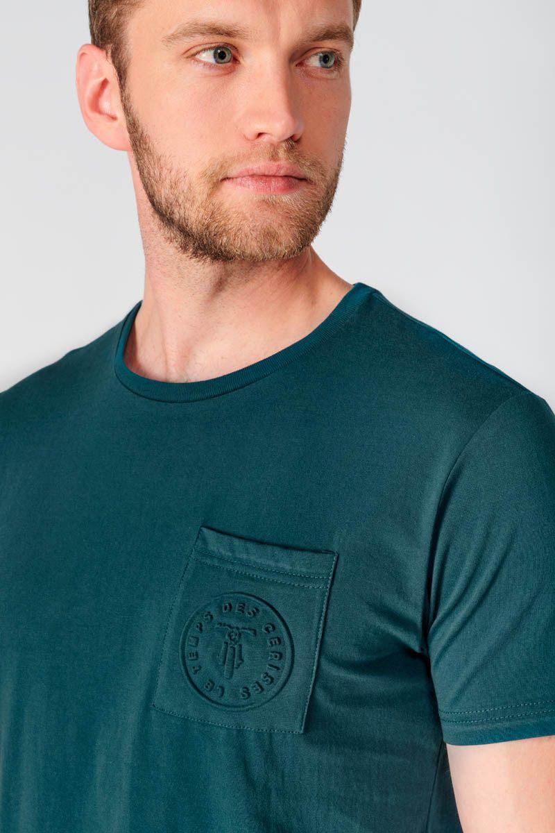 Le Temps Des Cerises T-shirt Paia Bleu Canard