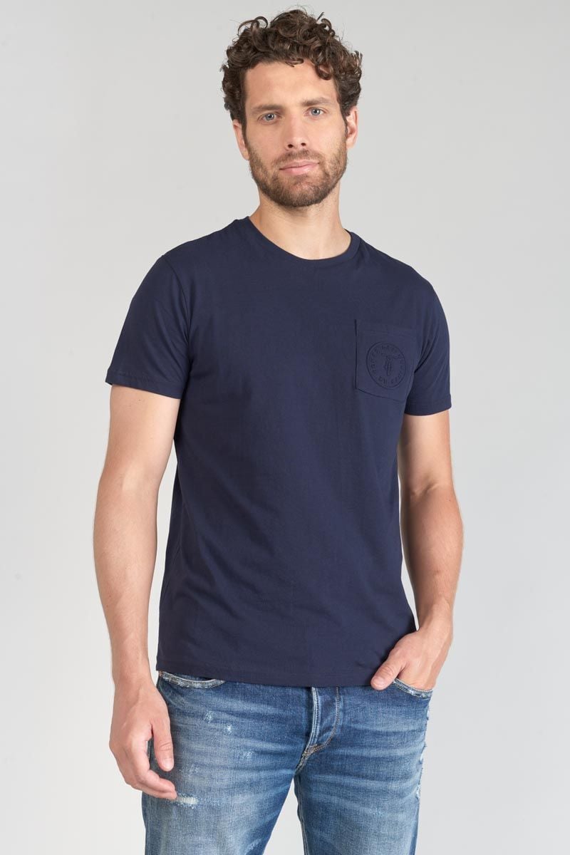 le temps des cerises T-shirt Paia bleu nuit