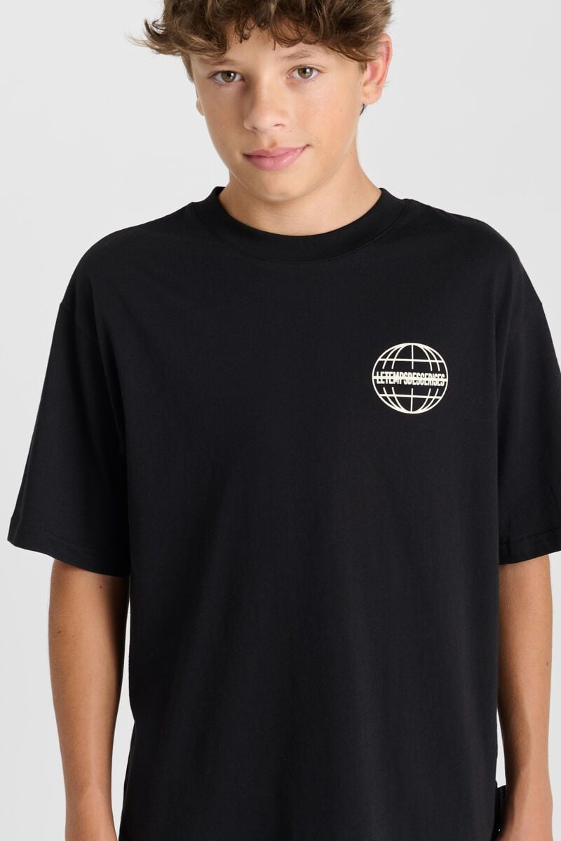 Le Temps Des Cerises T-shirt Palbo Noir Imprimé