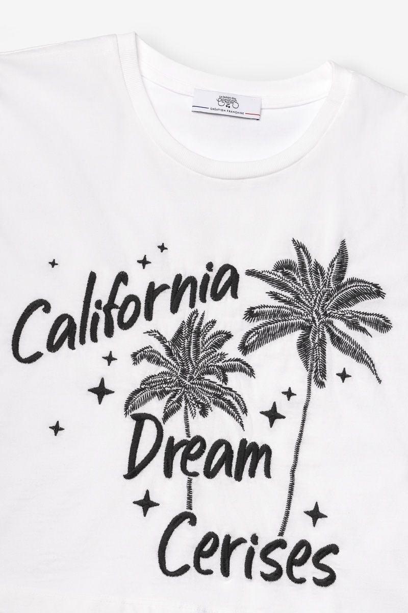 Le Temps Des Cerises T-shirt Palmigi Blanc