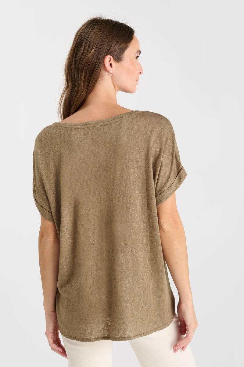 Le Temps Des Cerises T-shirt Pati Marron