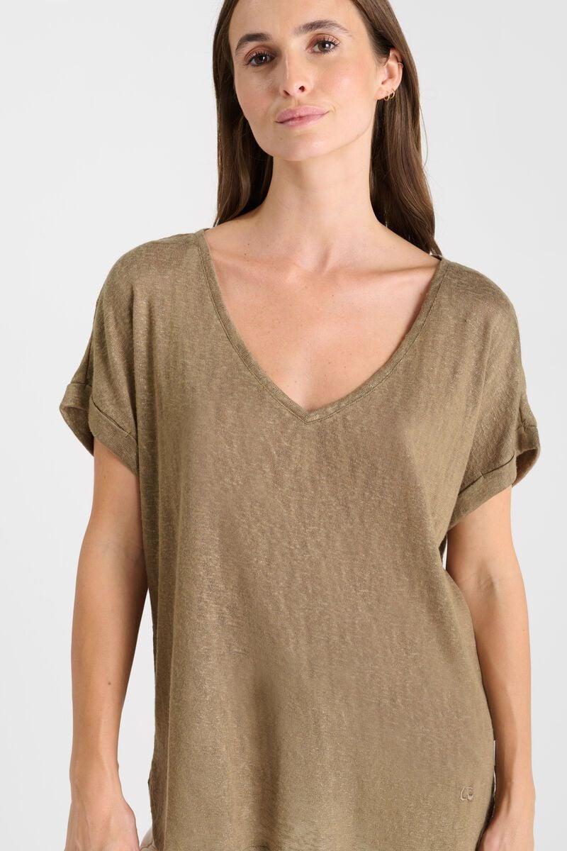 Le Temps Des Cerises T-shirt Pati Marron