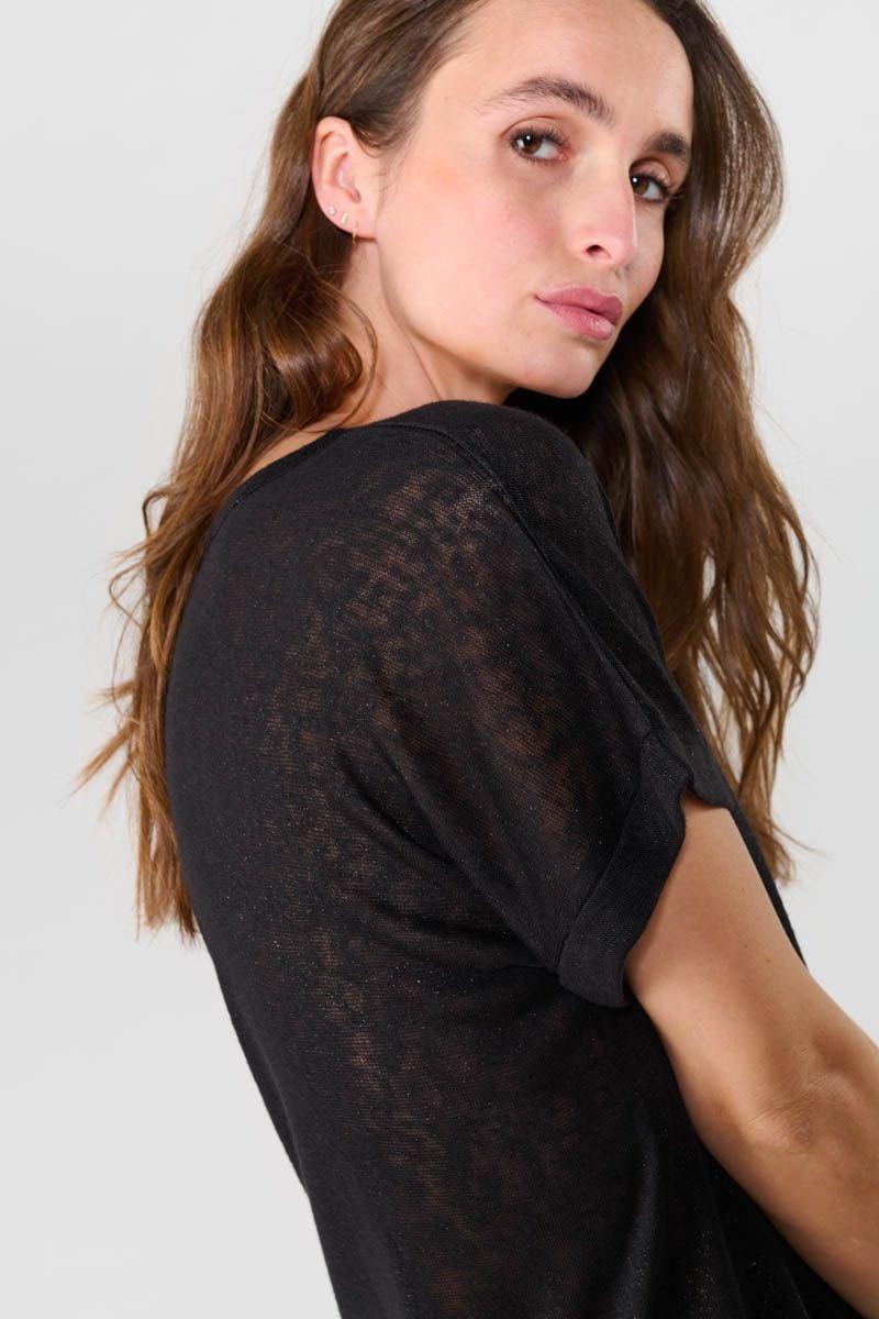 Le Temps Des Cerises T-shirt Patrul Noir