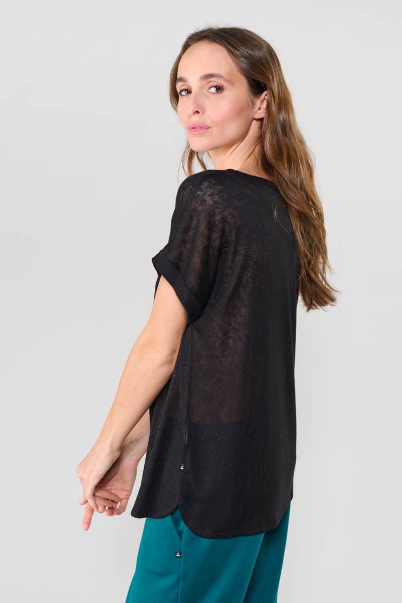 Le Temps Des Cerises T-shirt Patrul Noir