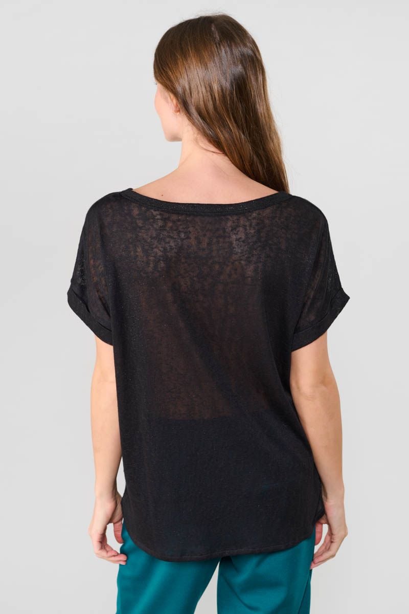 Le Temps Des Cerises T-shirt Patrul Noir