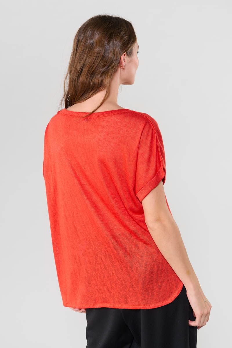 Le Temps Des Cerises T-shirt Patrul Orange