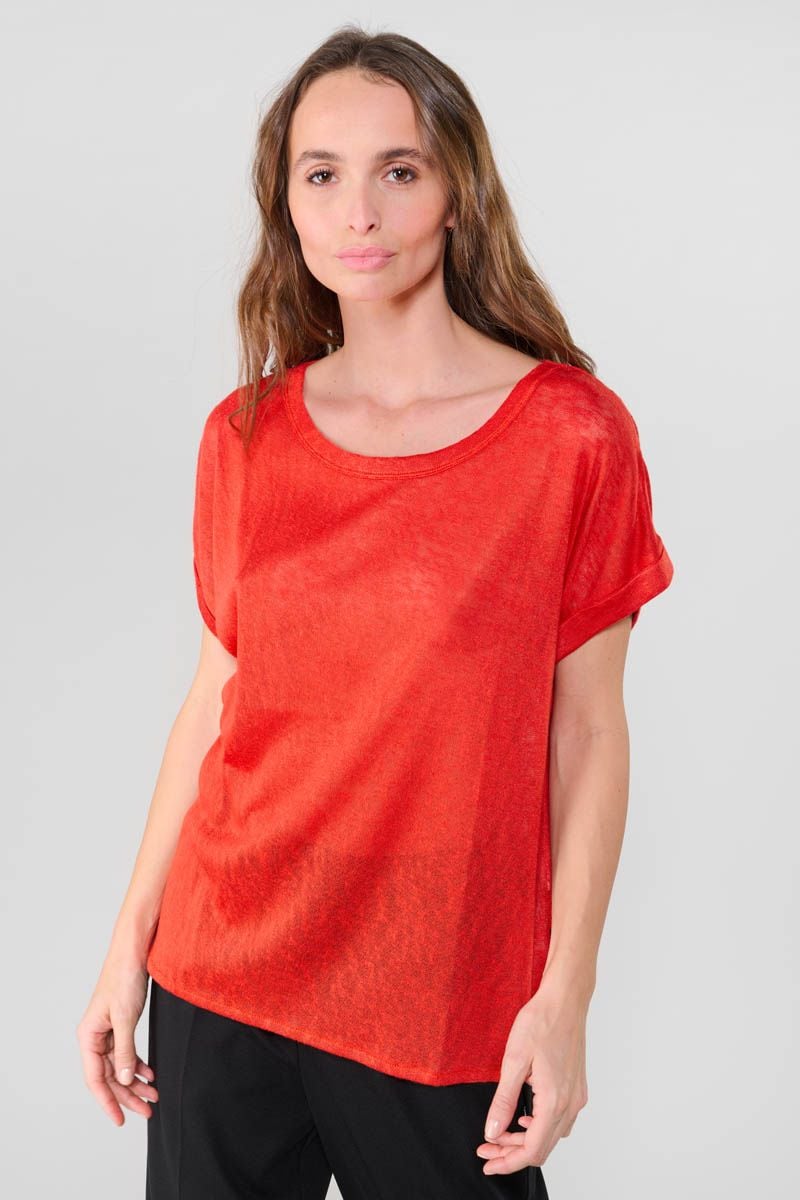 le temps des cerises T-shirt Patrul orange