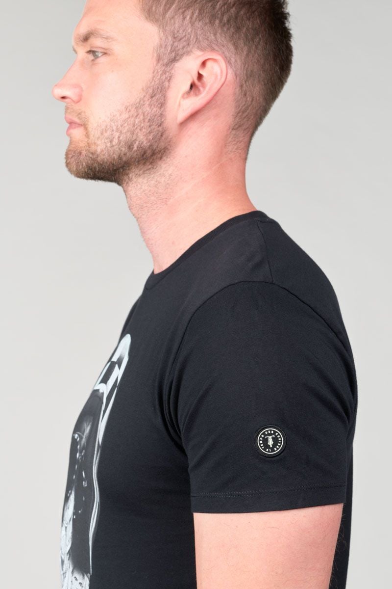 Le Temps Des Cerises T-shirt Peralta Noir Imprimé
